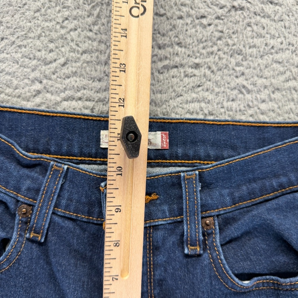 Levi's 515 Jeans Womens 6 Blue Cotton Denim Bootcut Leg Workwear Travel Stretch - Picture 4 of 11